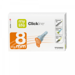 PENS&Uuml;STLI N&Otilde;ELAD CLICKFINE 31G X 8 MM N100 ORANZ