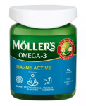M&Ouml;LLER'S OMEGA-3 MAGNE ACTIVE KAPSLID N90