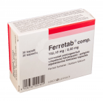 FERRETAB COMP. TOIMEAINET PROLONGEERITULT VABASTAV K&Otilde;VAKAPSEL 152.1MG+0.5MG N30