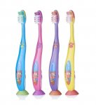 BRUSH-BABY HAMBAH.FLOSSBRUSH LASTELE (6+) ERINEVAD V&Auml;RVID N1