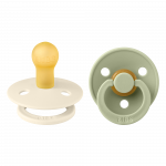 BIBS R&Otilde;NGASLUTT 0-6 KUUD IVORY/SAGE N2