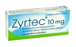 ZYRTEC &Otilde;HUKE POL&Uuml;MEERKATTEGA TBL 10MG N10