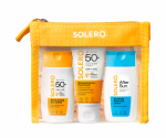 SOLERO P&Auml;IKESEKAITSETOODETE REISIKOMPLEKT 30ML+50ML+50ML