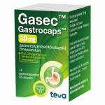 GASEC GASTROCAPS 10 MG GASTRORESIST K&Otilde;VAKAPS 10MG N14