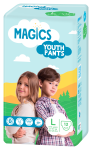MAGICS PYJAMA PANTS &Ouml;&Ouml;M&Auml;HKMED LASTELE L 27-57KG N12