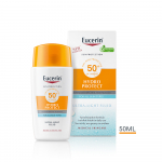 EUCERIN SUN P&Auml;IKESEKAITSEEMULSIOON SPF50+ HYDRO N&Auml;OLE 50ML