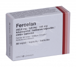 FERCELAN K&Otilde;VAKAPSEL 202.8MG+0.8MG+100MG N30