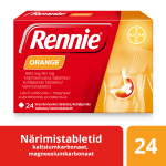 RENNIE ORANGE N&Auml;RIMISTBL. 680MG+80MG N24