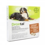 DRONTAL DOG FLAVOUR XL TBL 175MG+525MG+504MG N2