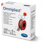 OMNIPLAST RULLPLAASTER 1,25CMX5M NAHAV&Auml;RVI TEKSTIIL