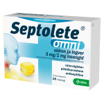 SEPTOLETE OMNI SIDRUN JA INGVER LOSENG 3MG+1MG N16