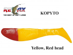 Relax Kummist kala Kopyto H018 Yellow Red Head 6.3 cm
