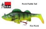 Kummikala DAM EFFZETT Natural Perch Paddle Tail Fire Perch 14 cm