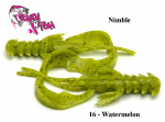 Kalap&uuml;&uuml;k Lure Crazy Fish Nimble 2"(5cm) Watermelon ujuv Kalmaar