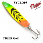 Plekklandid Mepps Syclops TIGER Gold 4 g