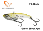 Savage Gear Landid VIB Blade Sinking Green Silver Ayu 14 g