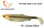 Kummikala Herring Shad Loose Body Green Glow 32 cm 230g 32 cm