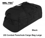 Suur Kott Mil-tec US Combat Parachute Cargo Bag Must 105 L TLT l&auml;hetus 2-4 p&auml;eva jooksul