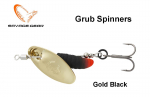 P&ouml;&ouml;rellant Savage Gear Grub Spinner Gold Black 2.2 g