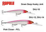 S&ouml;&ouml;t Rapala Down Deep Husky Jerk Pink Clown PCL 12 cm