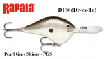 Rapala DT(Dives-To) vobler DT16PGS Pearl Grey Shiner 7 cm