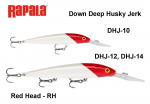 S&ouml;&ouml;t Rapala Down Deep Husky Jerk Red Head RH 10.0 m