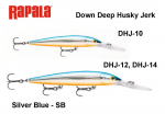S&ouml;&ouml;t Rapala Down Deep Husky Jerk Silver Blue SB 10.0 m