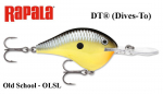 Rapala DT(Dives-To) vobler DT16OLSL Old School 7 cm
