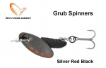 P&ouml;&ouml;rellant Savage Gear Grub Spinner Silver Red Black 2.2 g