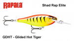 Vobler Rapala Shad Rap Elite GDHT Glided Hot Tiger 5.5 cm