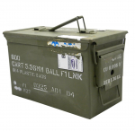 Kasutatud metallkarp US Army M2A1 cal. 50 TLT l&auml;hetus 2-4 p&auml;eva jooksul