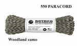 Juhe 550 Paracord 30 m Woodland .