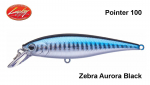 Voobler Lucky Craft Pointer SP Suspending Jerkbait Zebra Aurora Black 7.8 cm