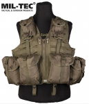 Mil-tec Tactical Vest Modular Sistem 8 tasku Olive .