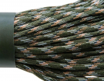 Juhe Paracord BADGER OUTDOOR 550 WOODLAND 10 m TLT l&auml;hetus 2-4 p&auml;eva jooksul