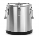 Nerūdijančio plieno termosas maistui laikyti, talpa 35 litrai .