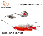 P&ouml;&ouml;rellant Savage Gear DaBush Spinnerbait Red Head Silver 21 g