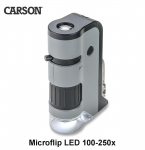 Carson Microflip LED 100-250x mikroskoop (MP-250) BLT l&auml;hetus 1-3 p&auml;eva jooksul