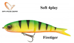 Kummist kala Savage Gear Soft 4Play SWIM&JERK Firetiger 19 cm