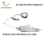 P&ouml;&ouml;rellant Savage Gear DaBush Spinnerbait White Silver Holo Fla 42 g