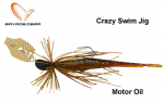 Kalas&ouml;&ouml;t Savage Gear Crazy Swim Jig Motor Oil 10.0 m