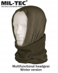 Žieminis daugiafunkcinis galvos apdangalas Mil-tec žalias .