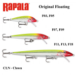 S&ouml;&ouml;t Rapala Original Floating CLN - Clown 5 cm