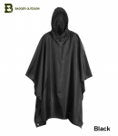 Telkmantel Badger Outdoor Rain Ripstop Must MLP l&auml;hetus 9 p&auml;eva jooksul