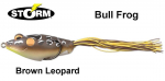 Konna vobler Storm SX-Soft Bull Frog Brown Leopard 7 cm