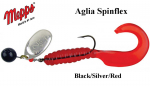 P&ouml;&ouml;rellant Mepps Aglia Spinflex Black/Silver/Red 7 g