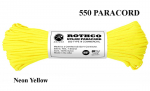 Juhe 550 Paracord 30 m Neon Yellow .