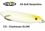 Vobler Storm SX-Soft Serpentino Chartreuse Glow 9 cm
