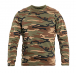 Mil-tec pikkade varrukatega T-s&auml;rk Woodland L
