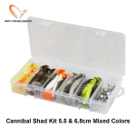 Lantide komplekt Savage Gear Cannibal Shad Kit 5,5 cm/6,8 cm 36 BLT l&auml;hetus 1-3 p&auml;eva jooksul